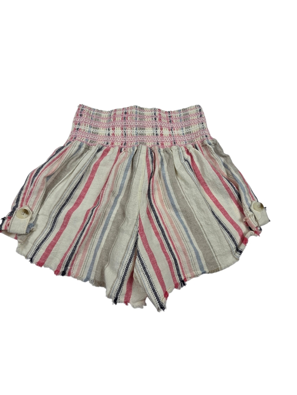 Rewash Brand Striped Linen Blend Boho Shorts Women’s‎ Large